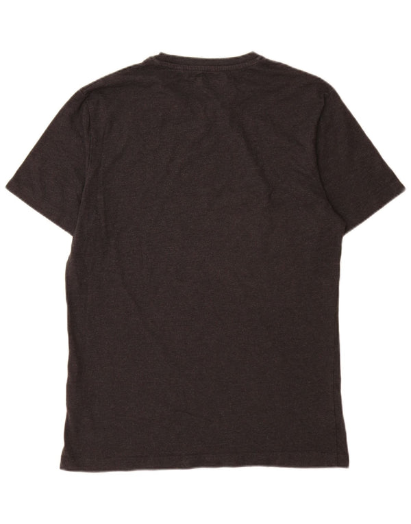 Penguin - Camiseta gráfica para hombre, talla mediana, algodón negro