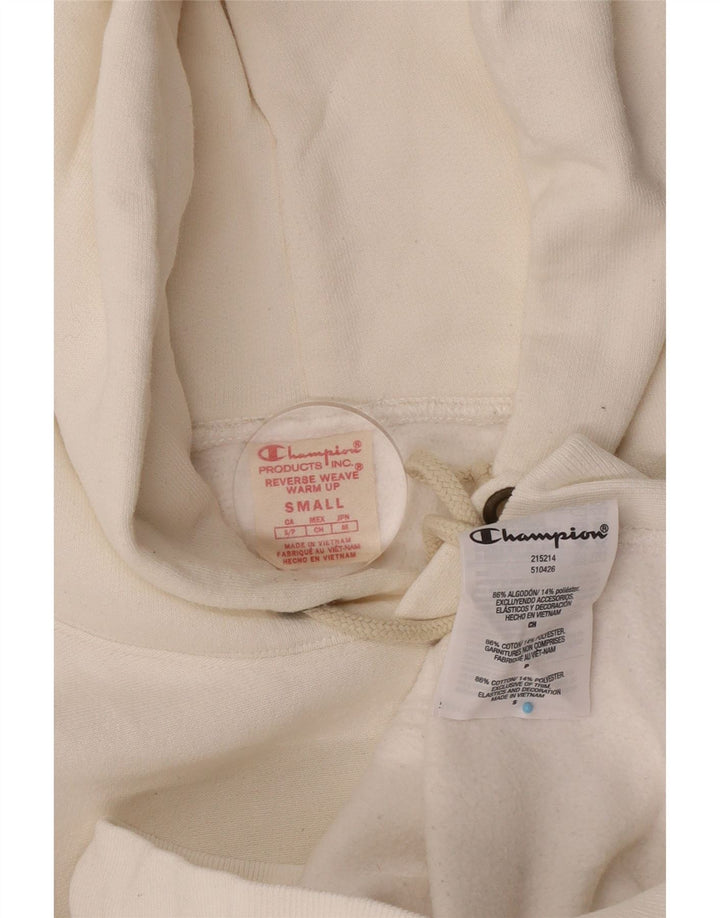 Champion Sudadera Con Capucha De Tejido Inverso Para Hombre Jersey Pequeño De Algodón Blanco