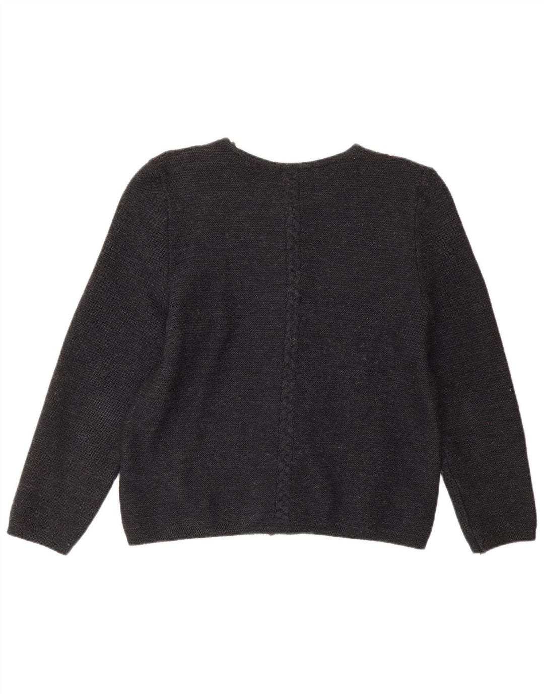 KAUFMANN Cárdigan para mujer IT 44 Lana floral gris medio