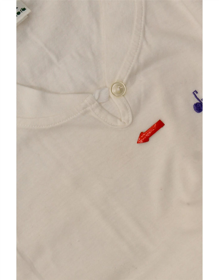 Diadora Camiseta sin mangas para mujer UK 12 Medium White