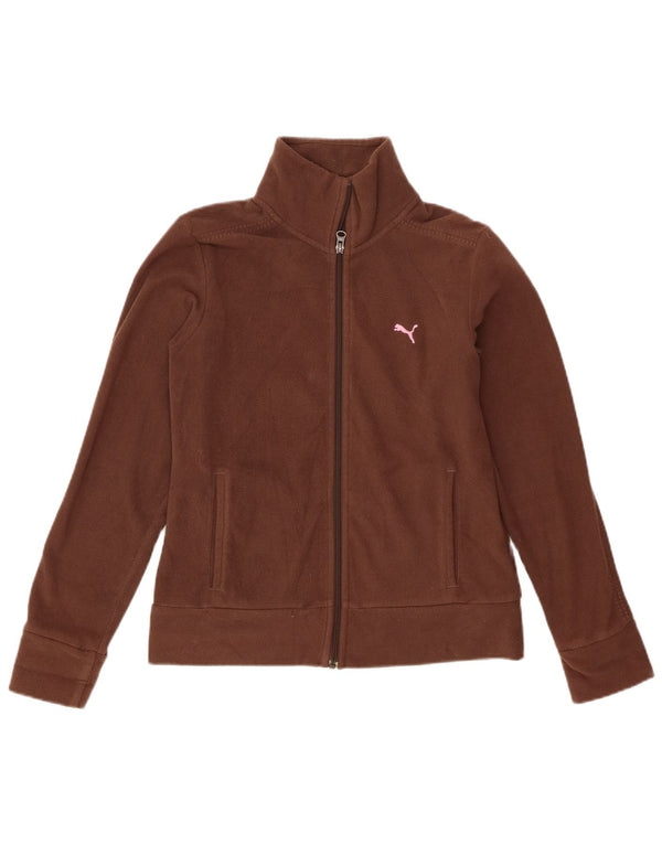 Puma Chaqueta polar para mujer UK 10 Small Brown