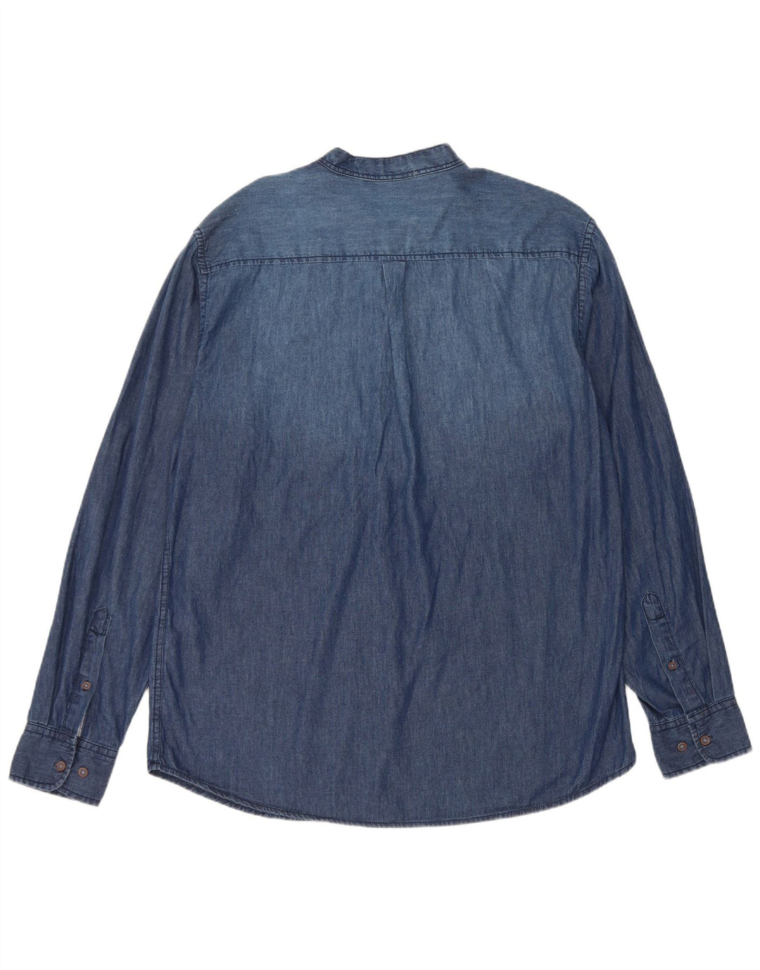 Grand & Hills Camisa vaquera tipo jersey para hombre XL Algodón azul