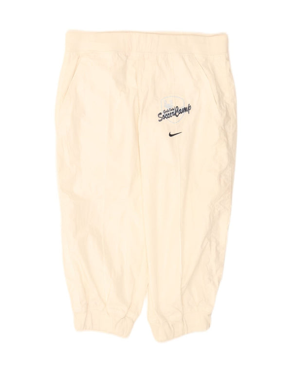 Nike Boys Graphic Capri Chándal Pantalones Joggers 13-14 años XL Blanco