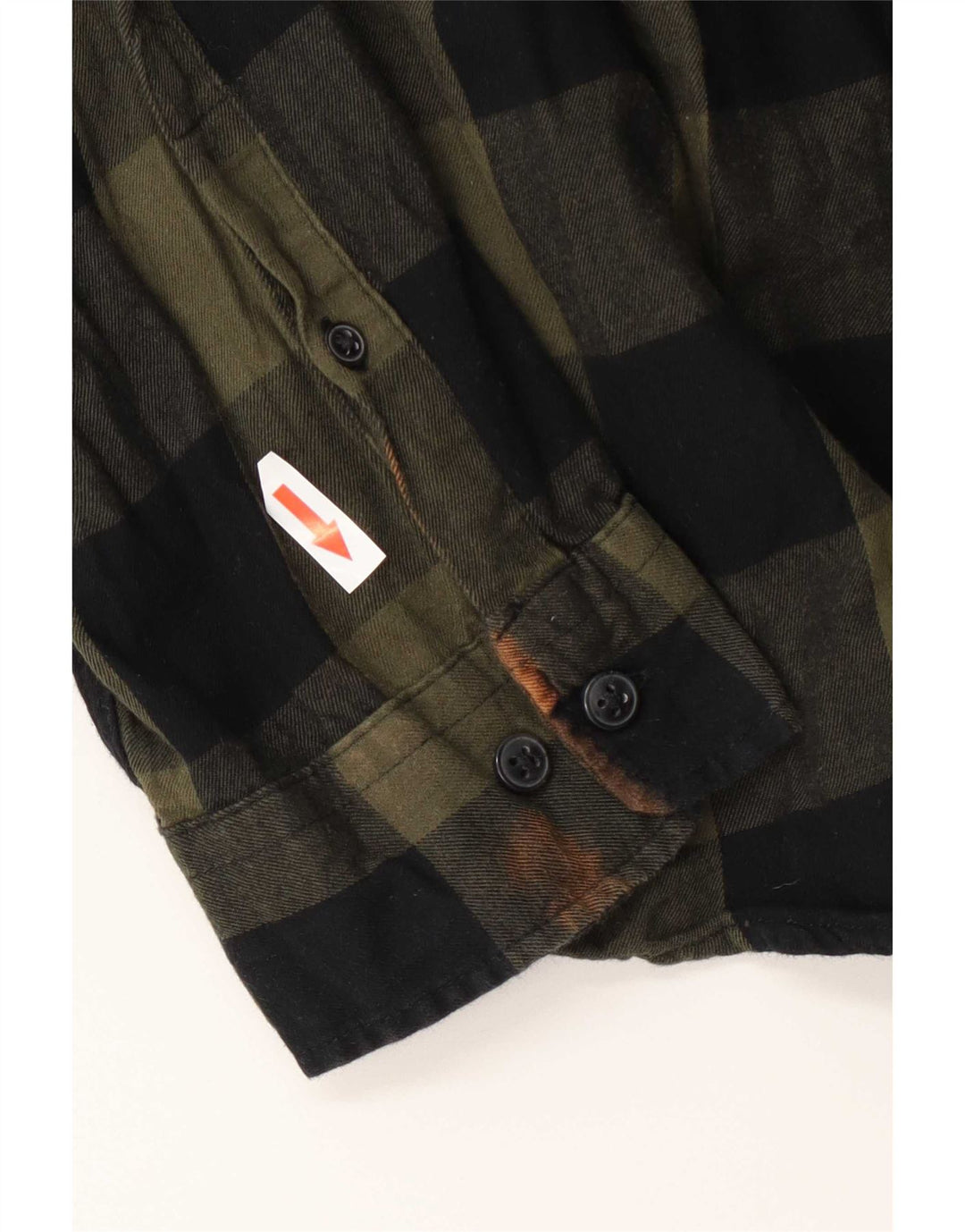 Jack & Jones Hombre Camisa De Franela XL Algodón Vichy Verde