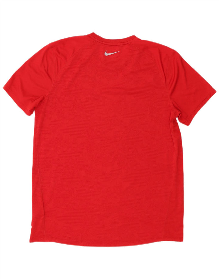 Nike - Camiseta Dri Fit para hombre, talla grande, poliéster rojo