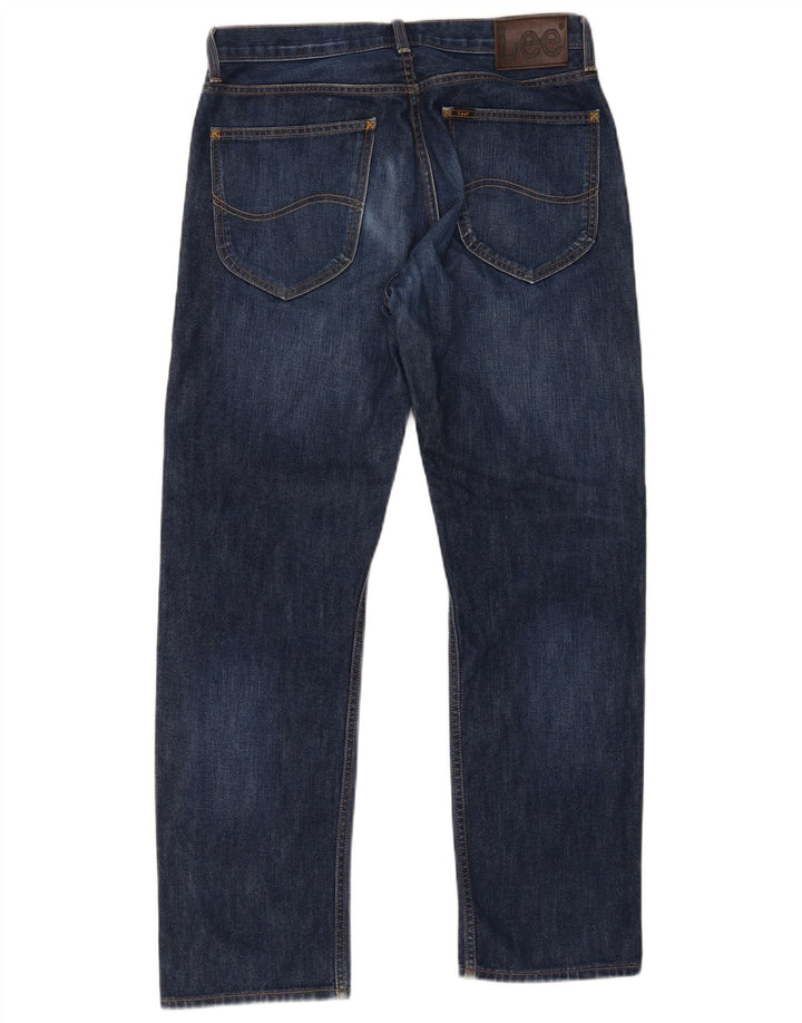 Vaqueros rectos para hombre Lee W32 L32 Algodón azul marino