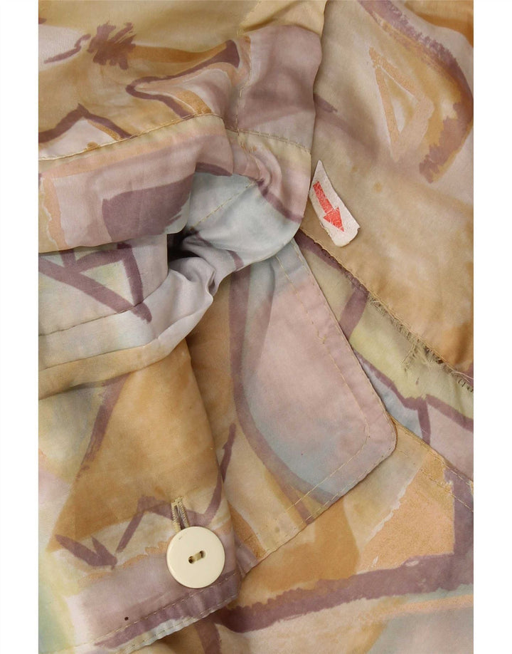 C & A - Chaqueta impermeable con estampado abstracto para mujer, talla 40, talla grande, multicolor