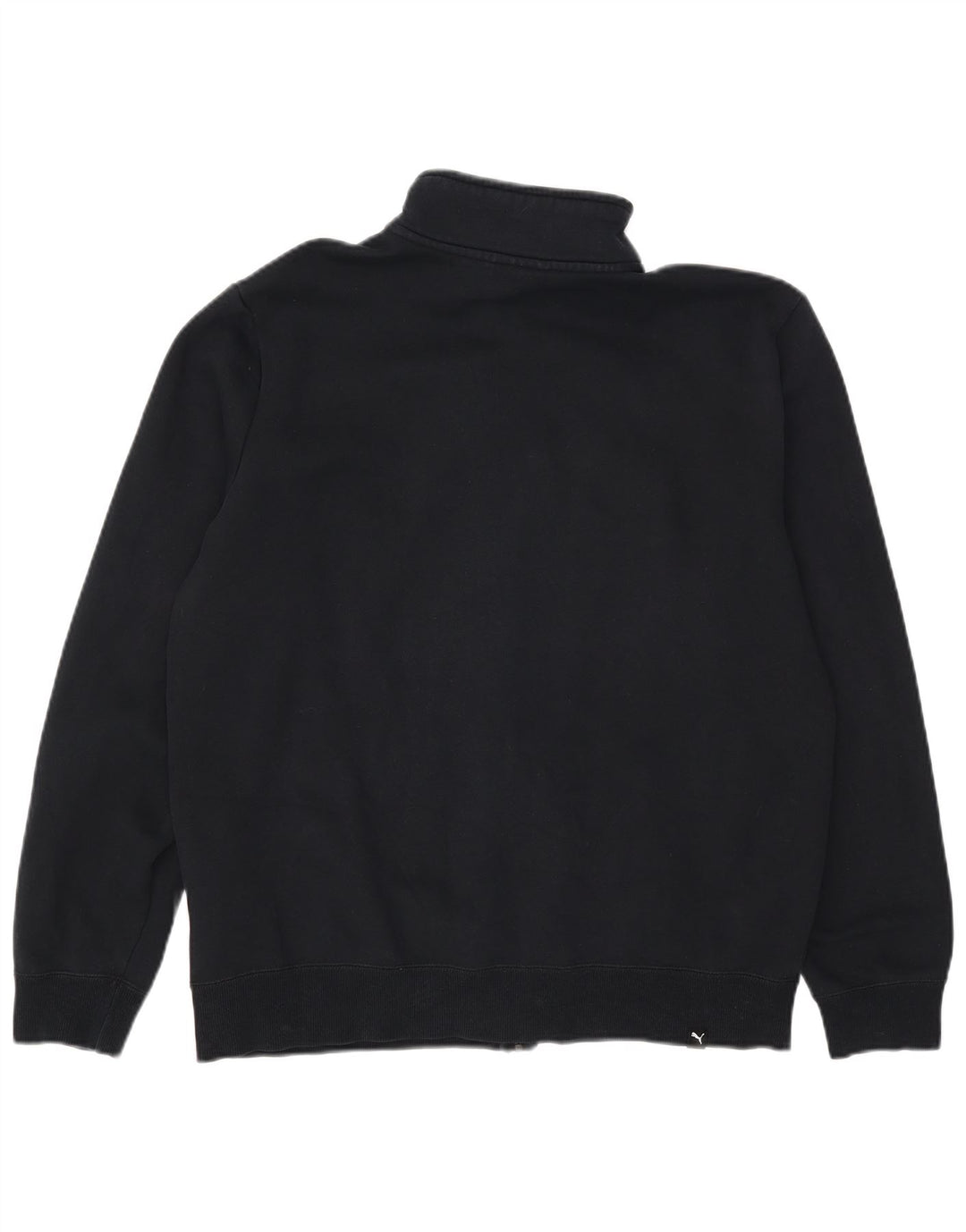 Puma - Chaqueta de chándal para hombre, talla grande, algodón negro