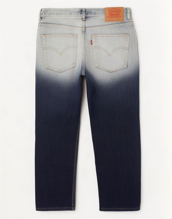 Levi's Hombre 661 Capri Jeans W32 L22 Azul marino Colorblock