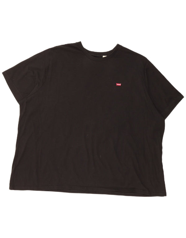 LEVI'S Camiseta estándar para hombre Top 4XL Algodón negro