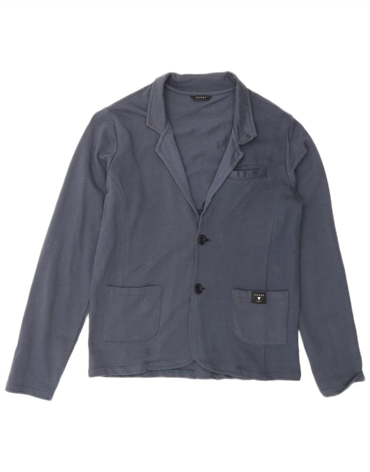 Guess Chaqueta tipo blazer de 2 botones para niño 11-12 años Algodón azul