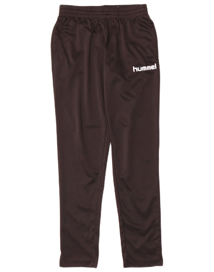 HUMMEL Pantalones de chándal con estampado gráfico para niño 14-15 años Negro Poliéster