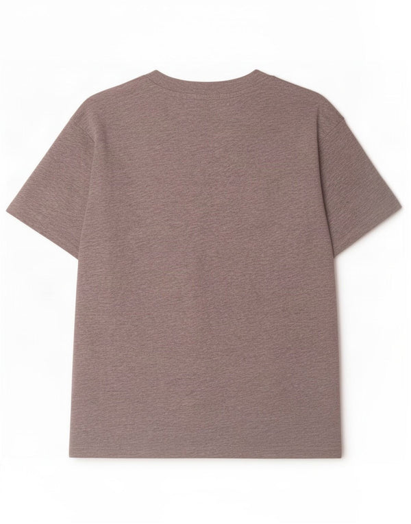 Puma Camiseta gráfica para hombre Top pequeño de algodón moteado gris