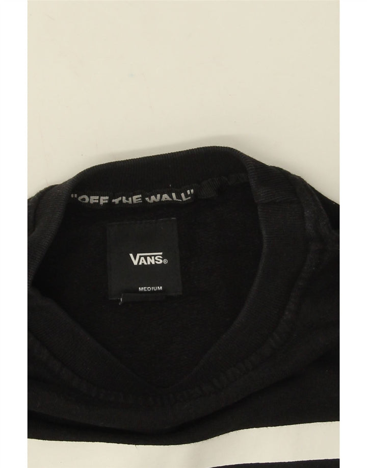 Vans Hombre Sudadera Gráfica Jumper Medium Negro Algodón