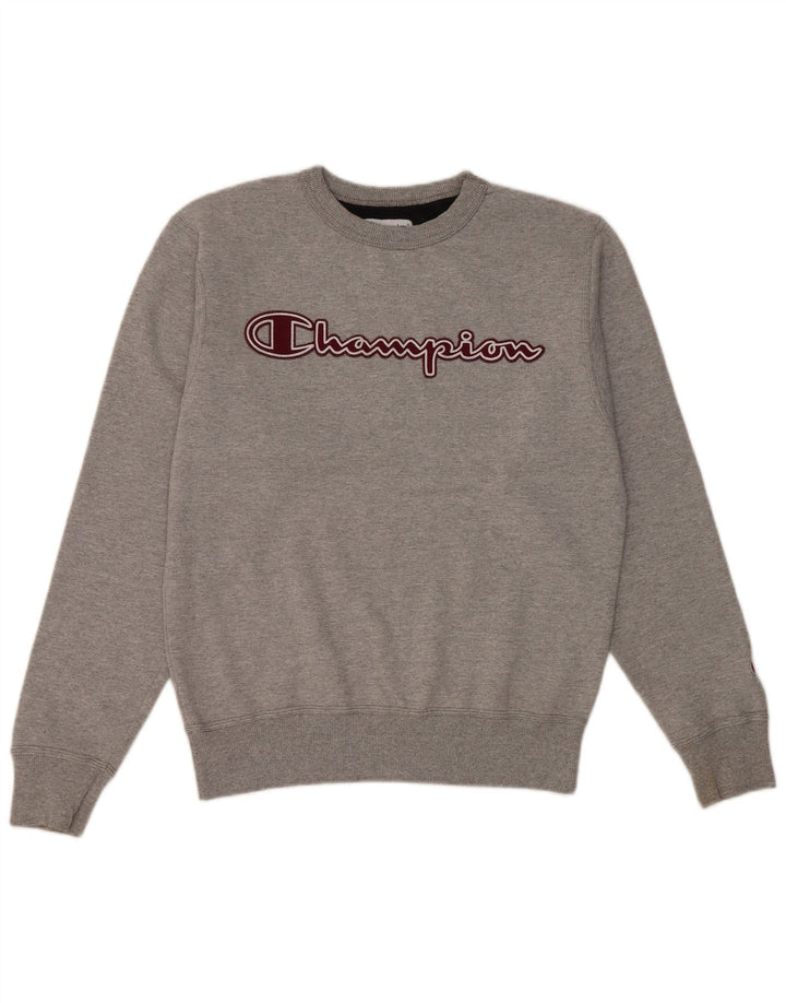 Champion Sudadera Gráfica para Hombre Jersey Pequeño De Algodón Gris