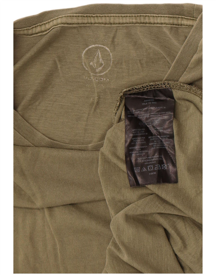 Camiseta Volcom Hombre Top Large Khaki Cotton