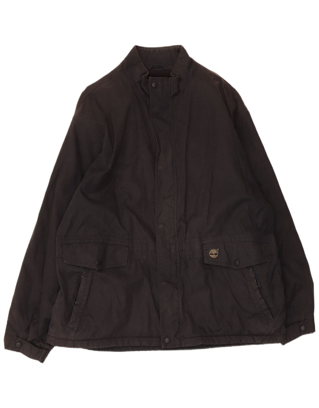 Timberland Chaqueta cortavientos para hombre UK 42 XL Nylon negro