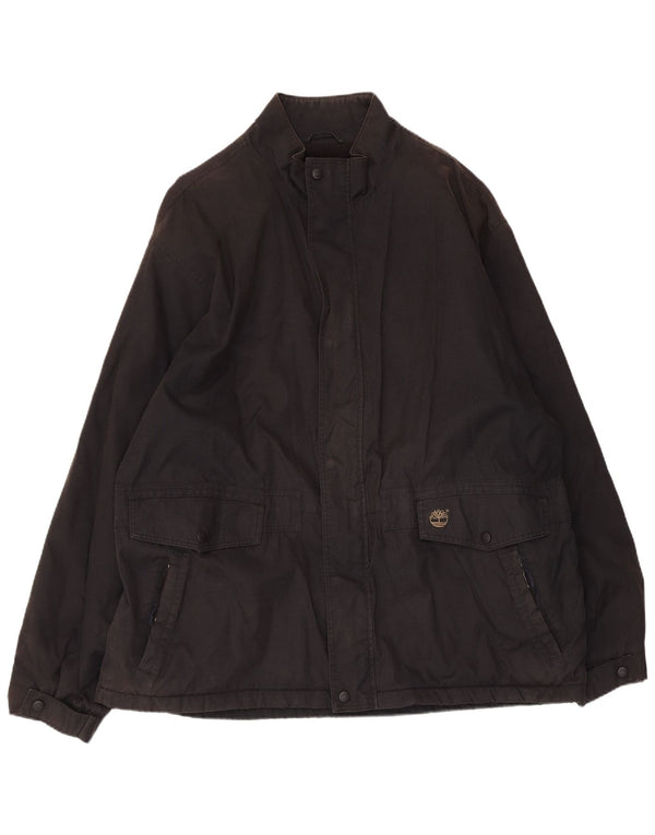 Timberland Chaqueta cortavientos para hombre UK 42 XL Nylon negro