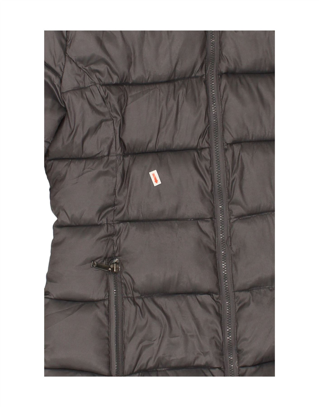 ELLESSE Womens Hooded Padded Jacket UK 16 Large Grey Polyester Vintage Ellesse and Second-Hand Ellesse from Messina Hembry 