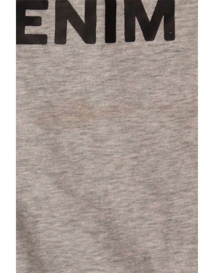 Tommy Hilfiger Sudadera Gráfica para Hombre Jumper Large Gris Algodón