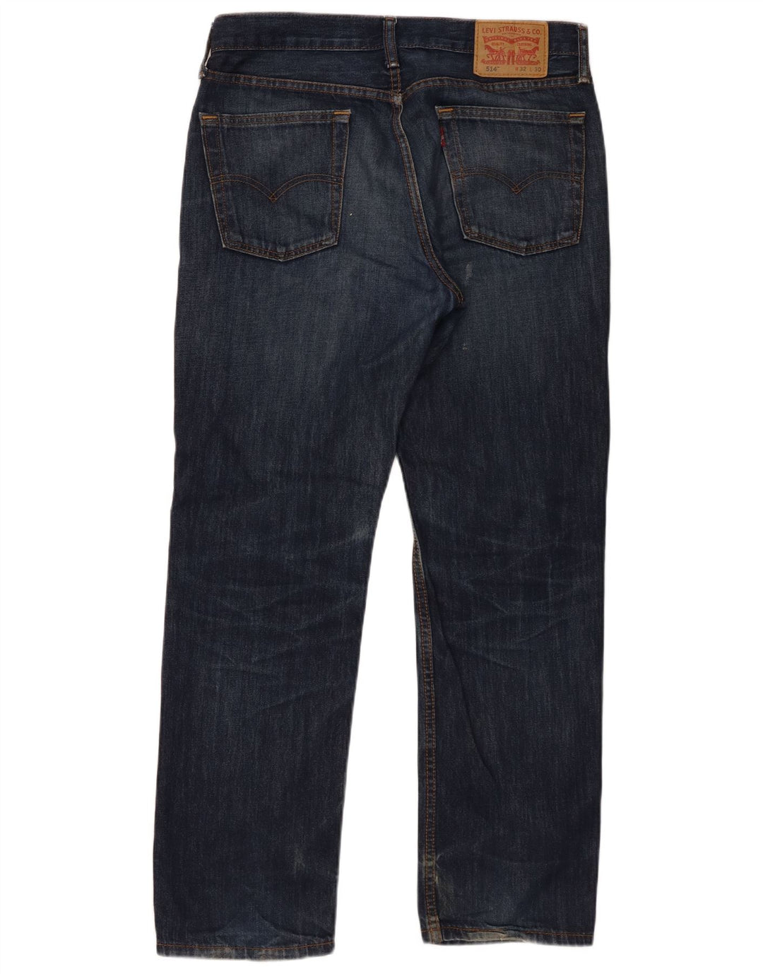 Levi's Hombre 514 Vaqueros Rectos W32 L30 Algodón Azul Marino