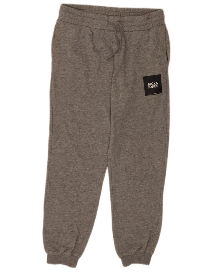 Jack & Jones Hombre Pantalones De Chándal Joggers De Algodón Moteado Gris Medio