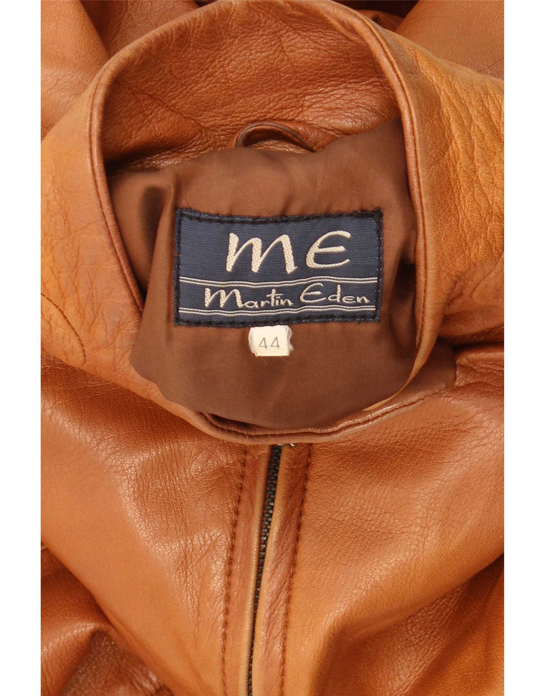 Martin Eden Chaqueta de cuero para mujer IT 44 Cuero marrón medio