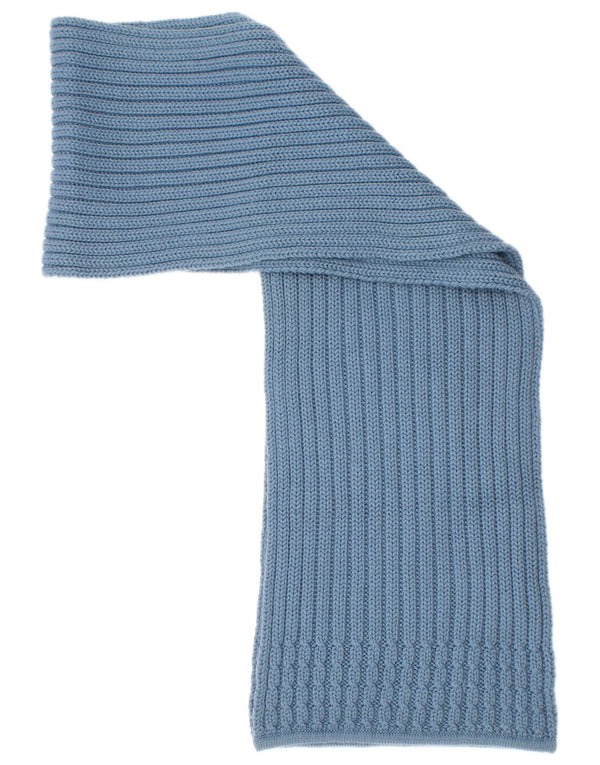 Paul & Shark Mens Knit Rectangle Scarf One Size Blue