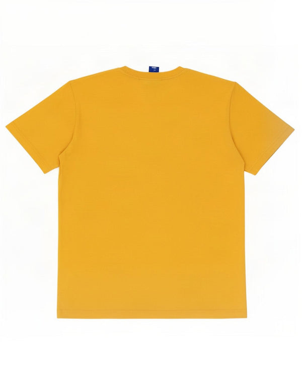 Champion Camiseta Gráfica Para Hombre Top Algodón Amarillo Medio