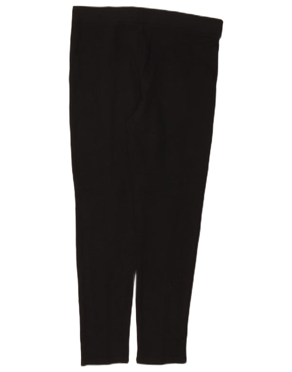 Marks & Spencer Pantalones informales ajustados para mujer UK 10 Small W30 L26 Negro