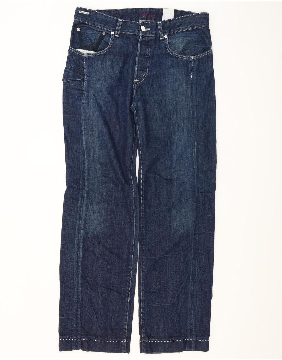 Vaqueros rectos Levi's para hombre W34 L34 Algodón azul marino