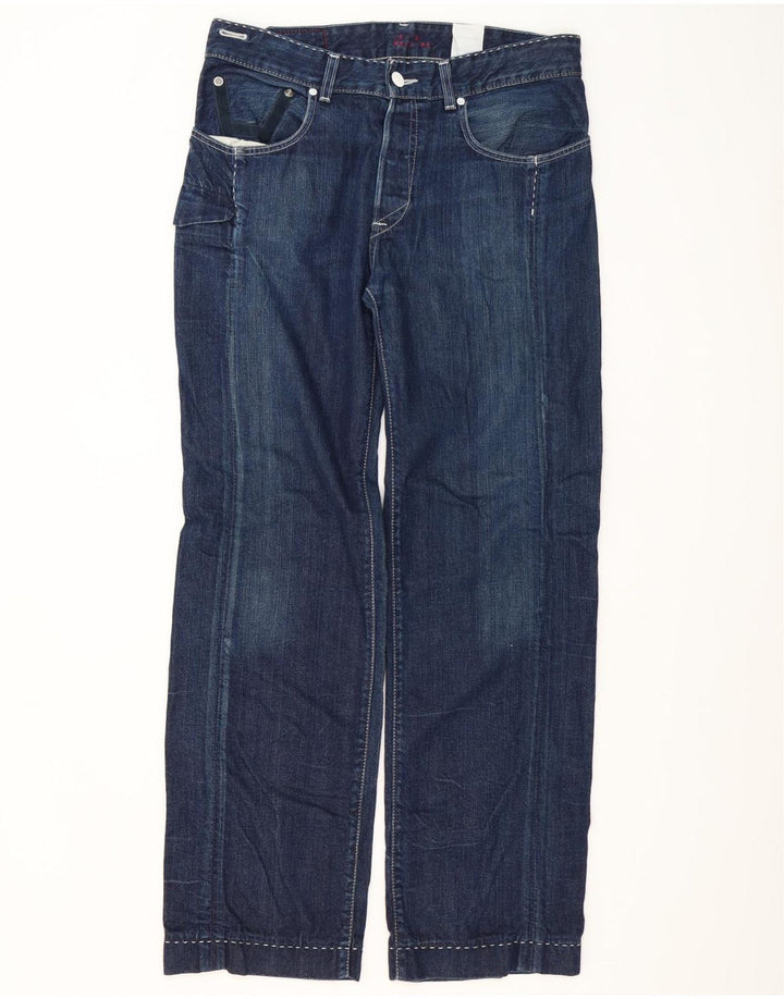 Vaqueros rectos Levi's para hombre W34 L34 Algodón azul marino