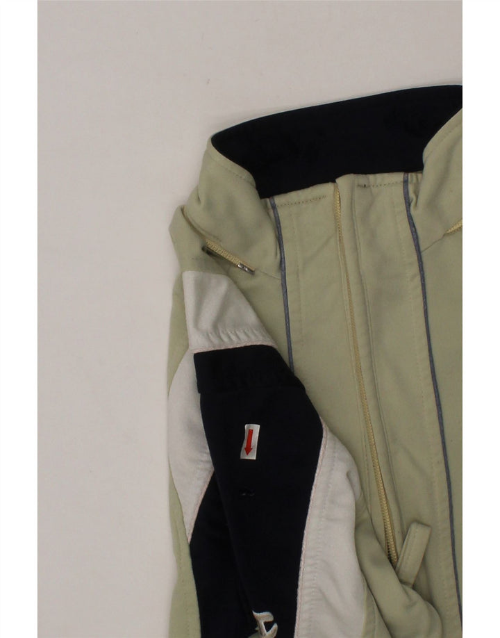 CHAMPION Boys Tracksuit Top Jacket 5-6 Years Green Colourblock Polyester Vintage Champion and Second-Hand Champion from Messina Hembry 