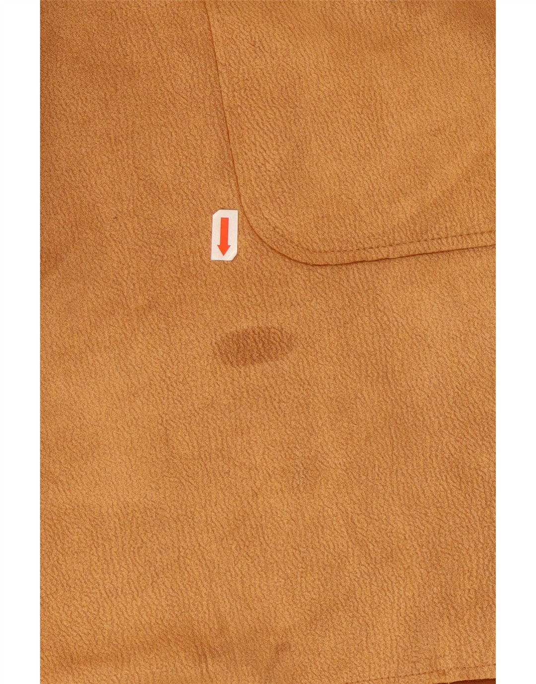 Zara Mujer Longline Cardigan Suéter UK 46 Grande Marrón Poliéster