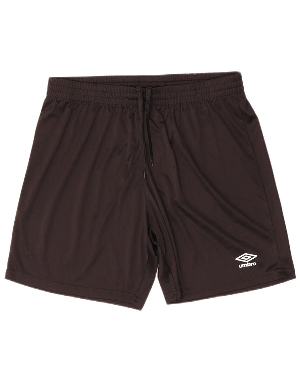 Pantalones cortos deportivos Umbro Hombre XL Poliéster negro