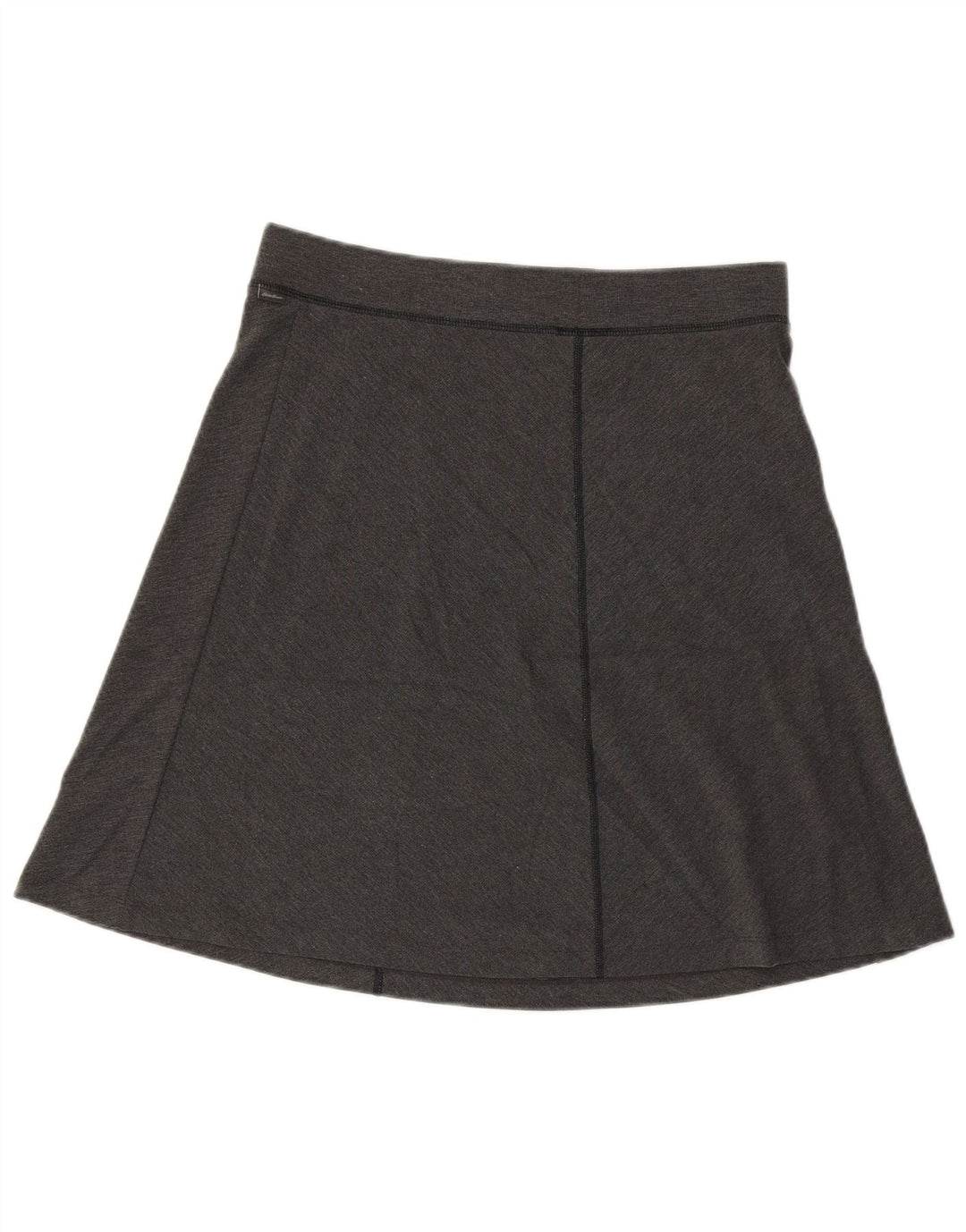 Eddie Bauer Falda Acampanada para Mujer Mediana W30 Poliéster Gris