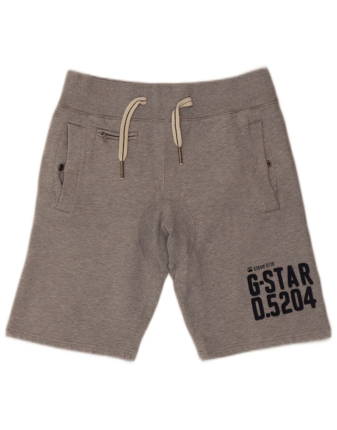 G-Star Hombre Pantalones cortos deportivos con estampado de algodón moteado en gris medio