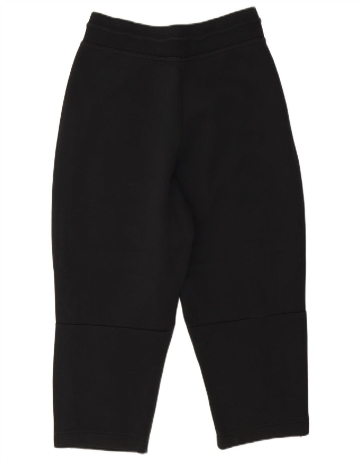 Nike - Pantalones de chándal capri para hombre, talla pequeña, algodón negro con bloques de color