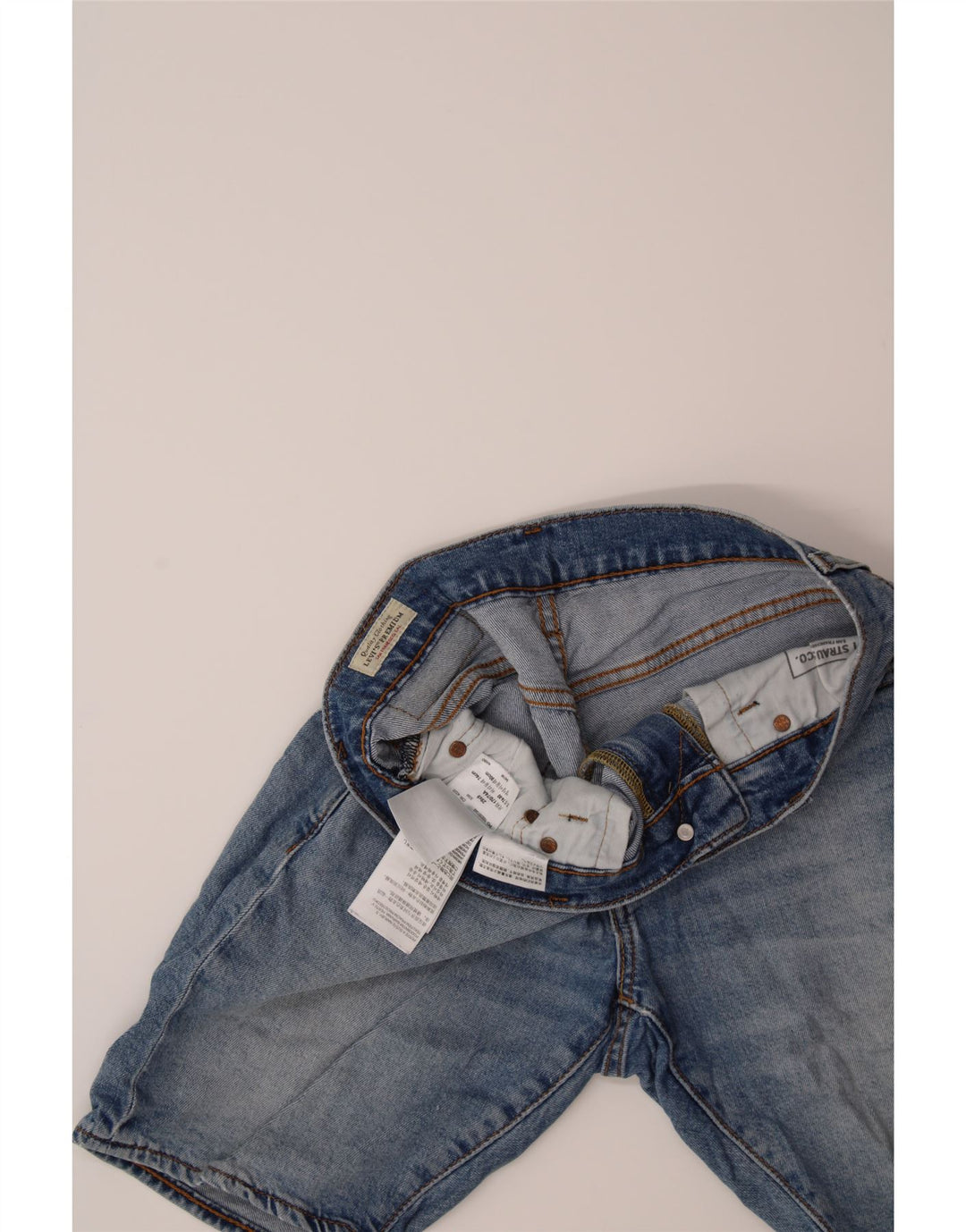 LEVI'S Mens Denim Shorts W29 Small Blue Cotton Vintage Levi's and Second-Hand Levi's from Messina Hembry 