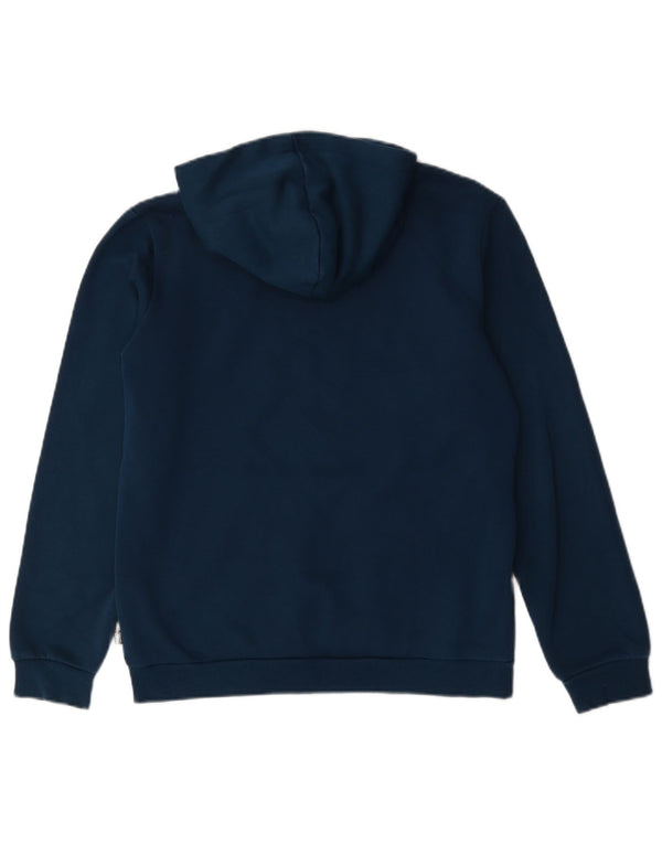 Puma Sudadera con capucha gráfica para niños 15-16 años Azul marino Algodón
