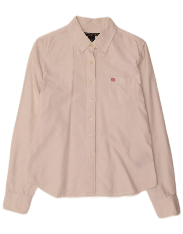 Polo Ralph Lauren Camisa para mujer Reino Unido 16 Grande Algodón blanco