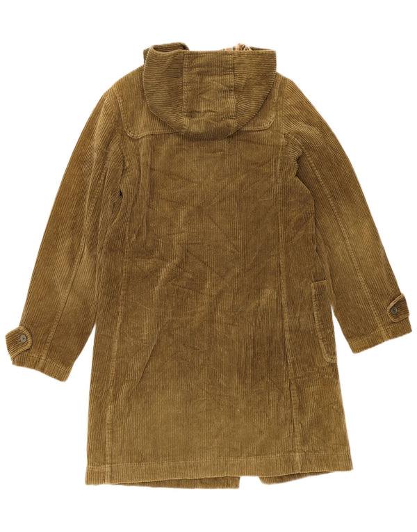 American Eagle Trenca de pana con capucha para mujer UK 44 Algodón caqui mediano