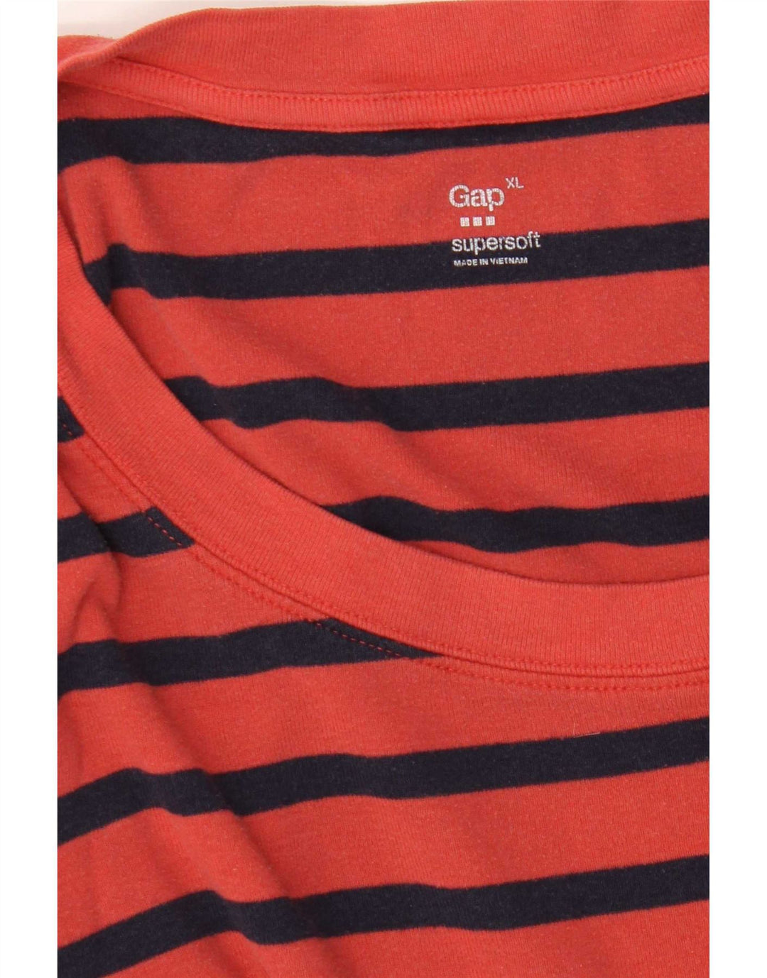 Gap Top Mujer Manga Larga ES 40 XL Rayas Rojas