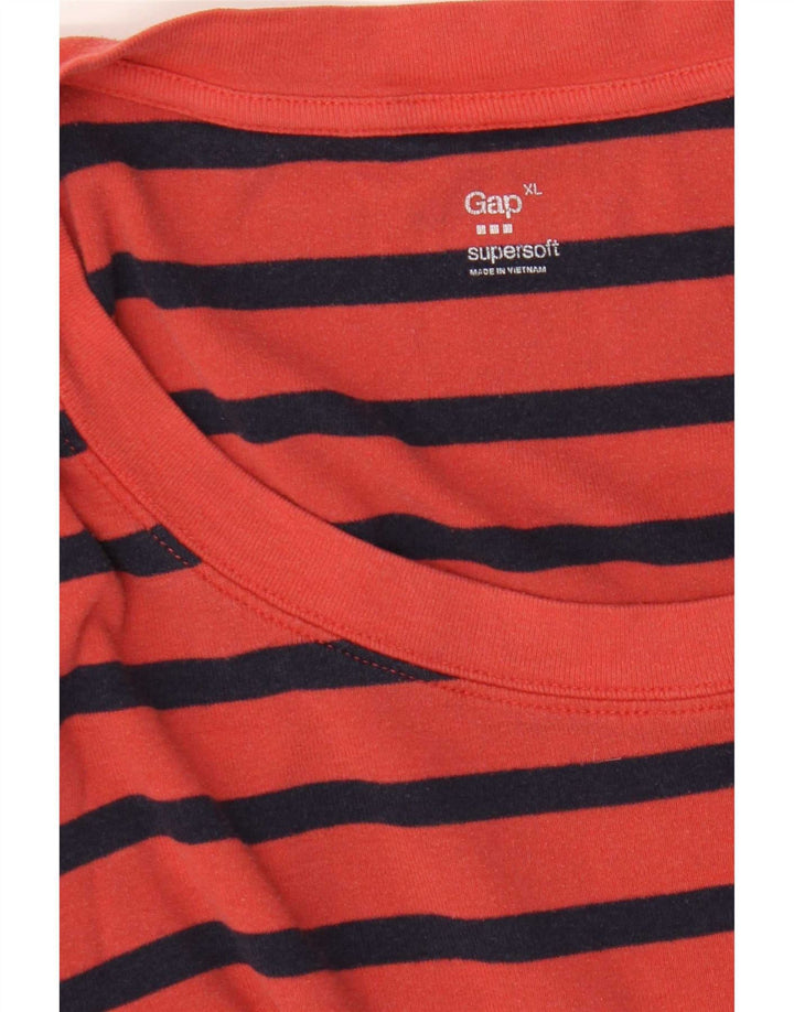 Gap Top Mujer Manga Larga ES 40 XL Rayas Rojas
