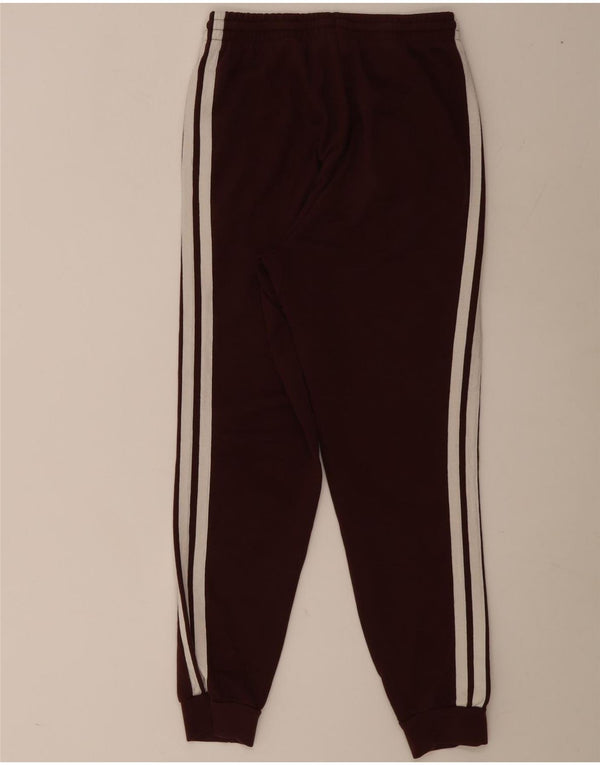 Adidas Hombre Pantalones De Chándal Gráfico Joggers Small Borgoña Algodón