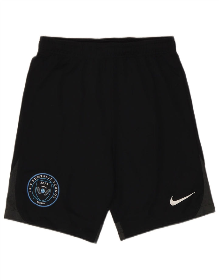 Nike Pantalones cortos deportivos con gráficos para niños 12-13 años Grande Poliéster negro