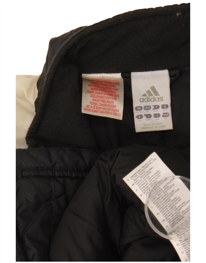 Adidas Chaqueta acolchada con estampado gráfico para niños 11-12 años Nylon color block negro