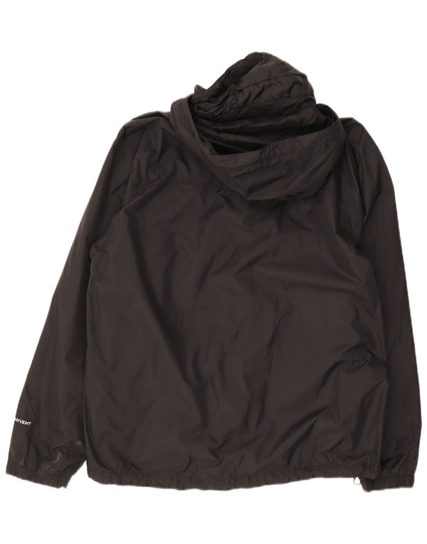 The North Face Chaqueta impermeable con capucha para hombre UK 40 Large Nylon negro