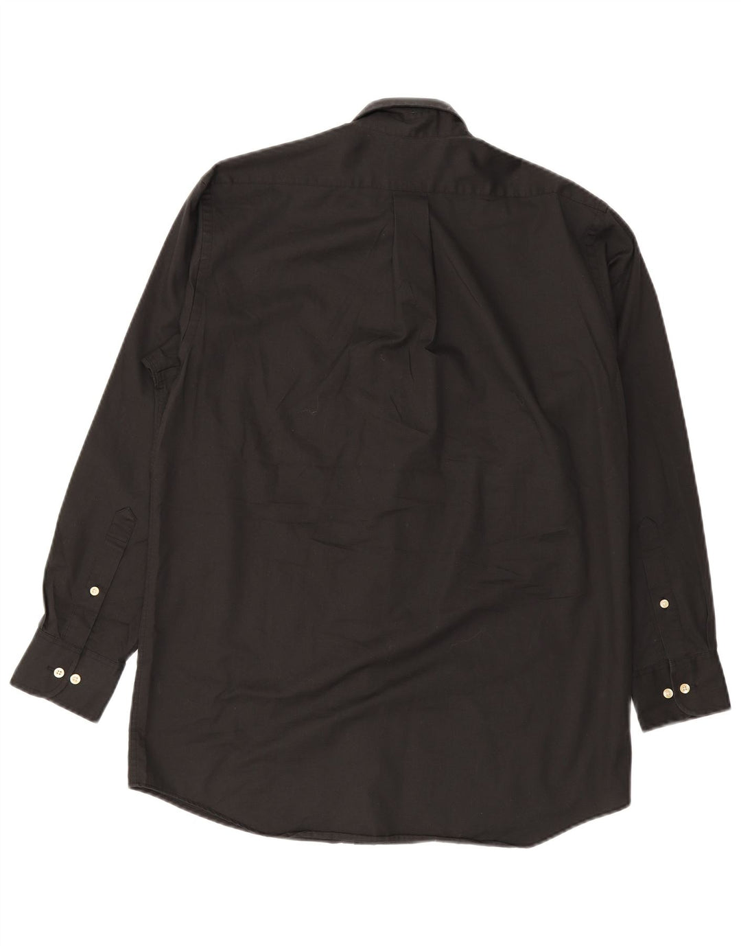 Chaps Camisa para hombre talla 15 1/2 mediana algodón negro