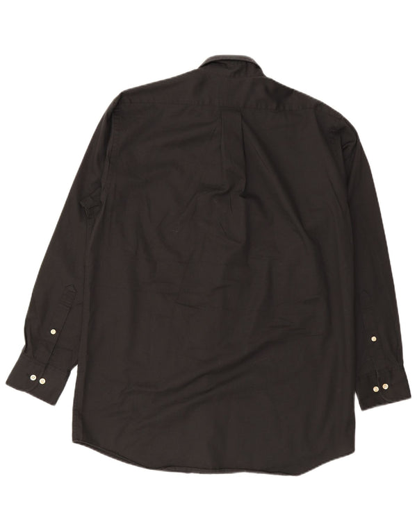 Chaps Camisa para hombre talla 15 1/2 mediana algodón negro